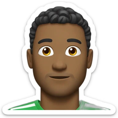 Jugador de fútbol sticker