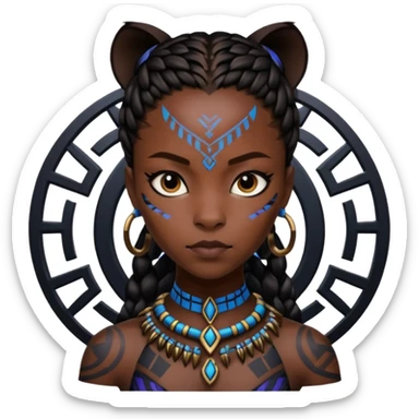 Black panther Shuri  sticker