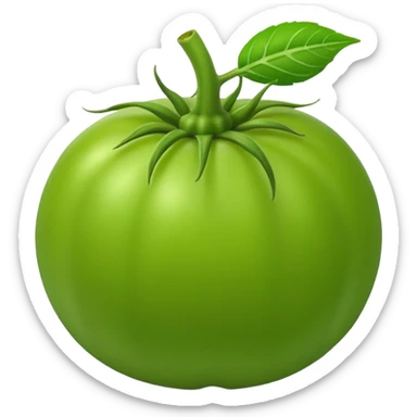 green tomato sticker