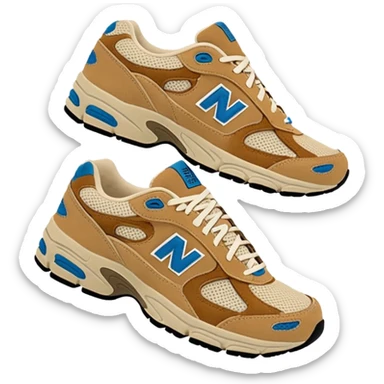 Tan new balance 2002R sticker