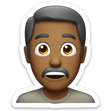 dad shouting sticker