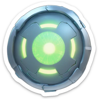 Energy Shield hightech holographic sticker