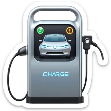 Electric Vehicle Charge Station sticker