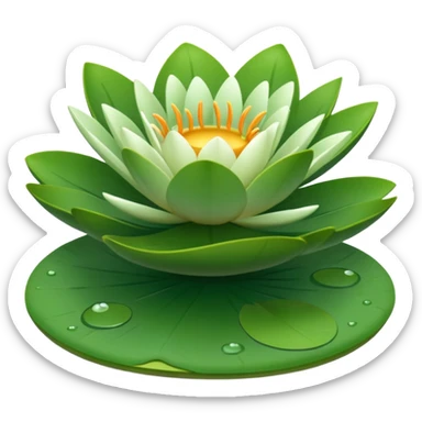 Lily pad only sticker