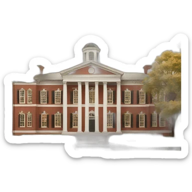 Davidson College in North Carolina Building sticker