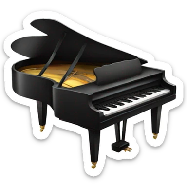 Piano sticker