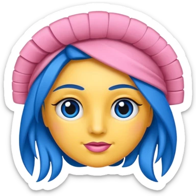 Crie uma rosa azul, com espinhos sem ser pessoas,  sticker