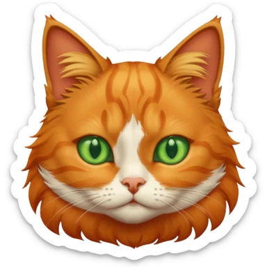 A stupid cat sticker