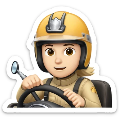 Dude doing burnout sticker