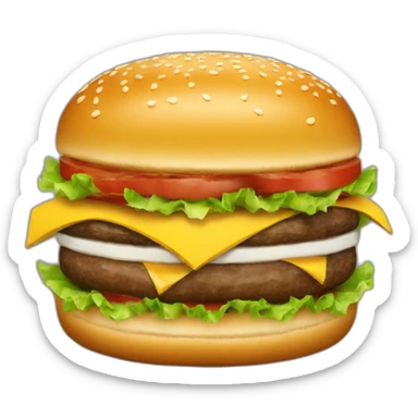 Hamburguer sticker