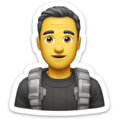 білий зайчик новий рік sticker