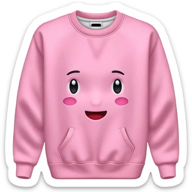 Sudadera rosa sticker