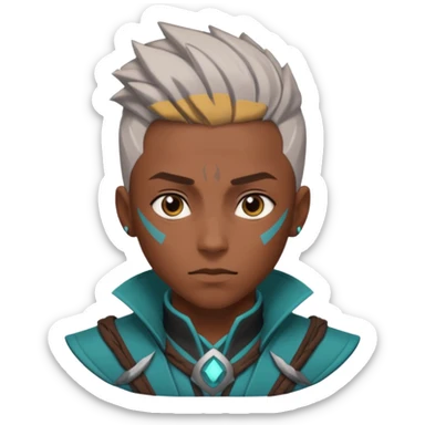 Ekko from the Arcane (a Netflix animation) sticker