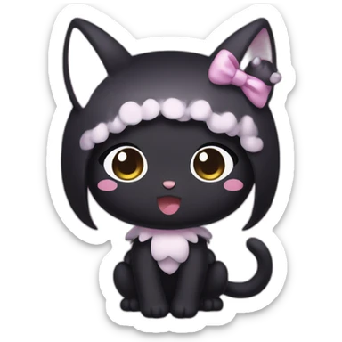 Kuromi Sanrio sticker