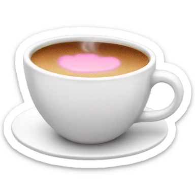 Pink coffee  sticker