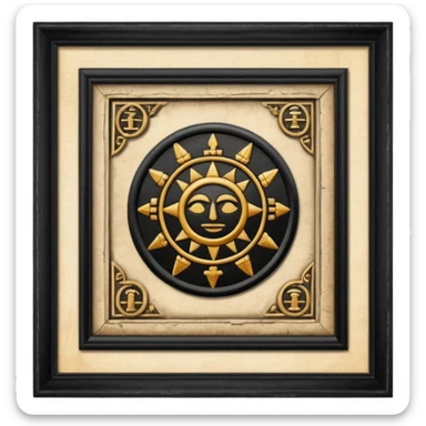 history and symbols sticker