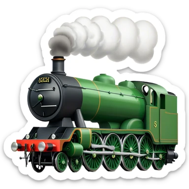 Steam Train - Flying Scotsman (Model Year: 2022) (Iconic colour: Green) sticker