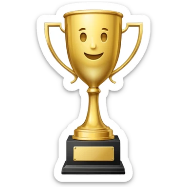 participation trophy sticker