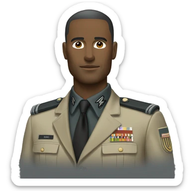 Hugo boss military uniform sticker