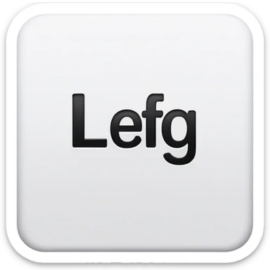 LFG block letters sticker