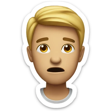 person whining sticker