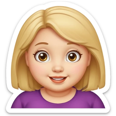 chubby girl oobs sticker