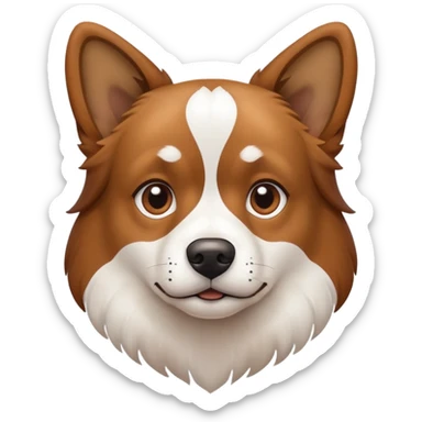 A very judgemental dog sticker