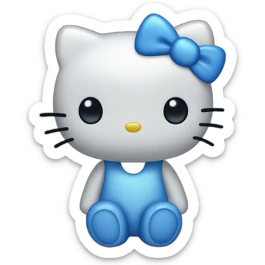 Hello kitty blue 💙 sticker