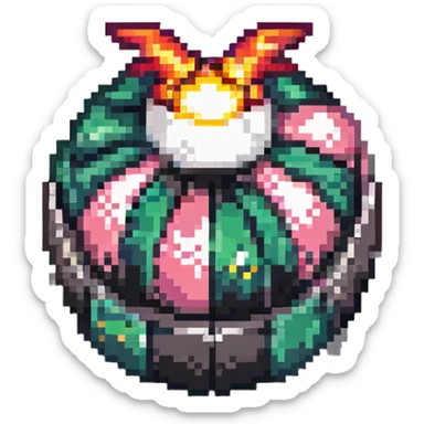 minimalist simple bomb power up item sticker