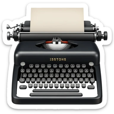 that is not a claw machine that’s a type writer which i DID NOT ASK FOR!!! sticker