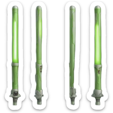 yoda lightsaber sticker