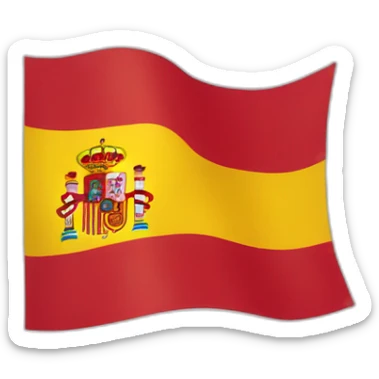 Spain flag sticker