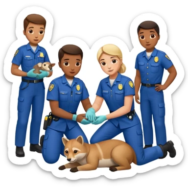 wildlife rescue workers sticker