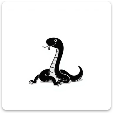 Snake sticker