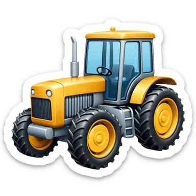 Tractor facut din puncte nu imagine sticker