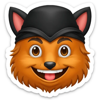 Diseña un Zorro saludando  sticker