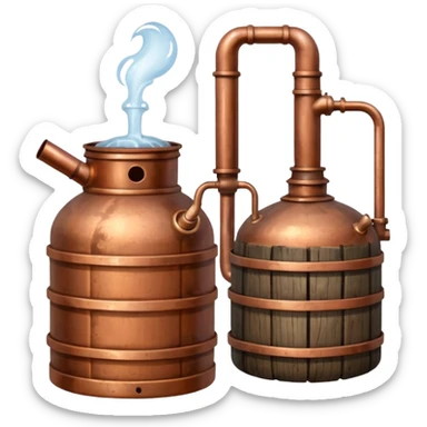 moonshine still sticker