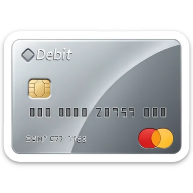 debit card sticker