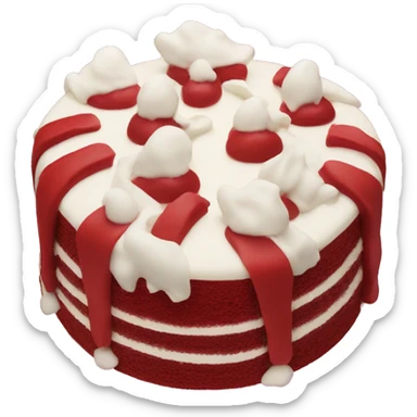 red velvet cake sticker