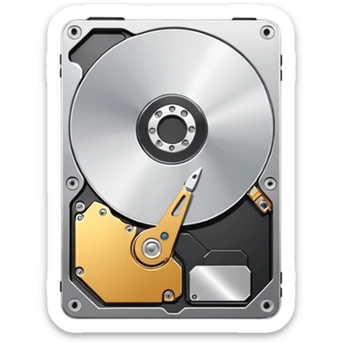 Hard Disk sticker