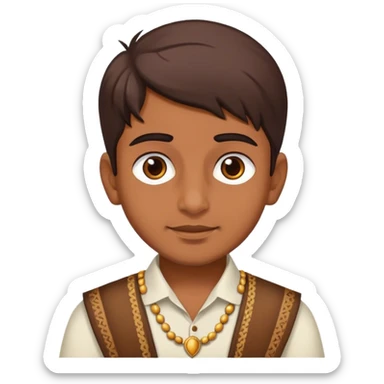 Desi boy sticker