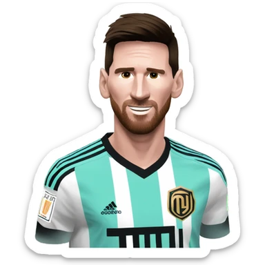 Lionel Messi inter miami sticker
