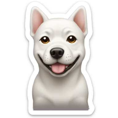 The shitsu dog sticker