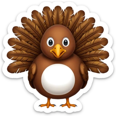 Generate Turkey emoji  sticker