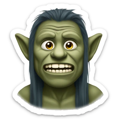 troll emoji c sticker