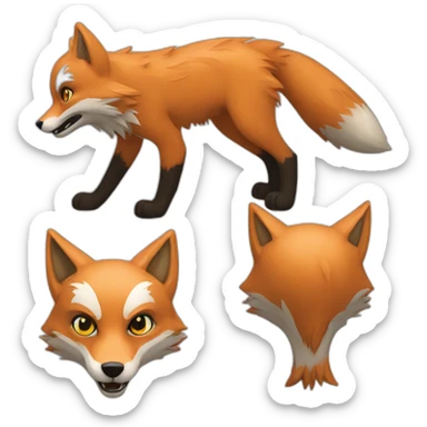Fox airsoft sticker