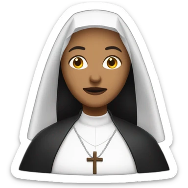 nun scary movie sticker