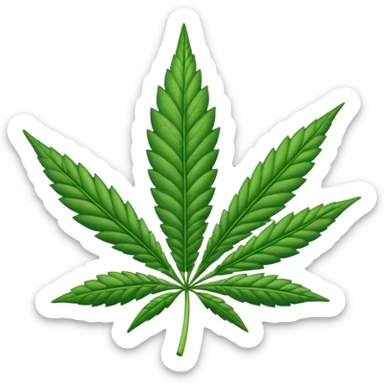cannabis sticker