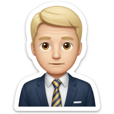 AN UNCLE with a tie in business clothes sticker