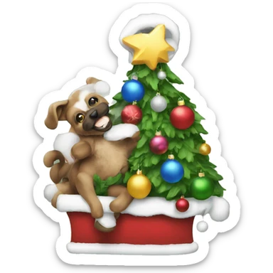 Christmas sticker